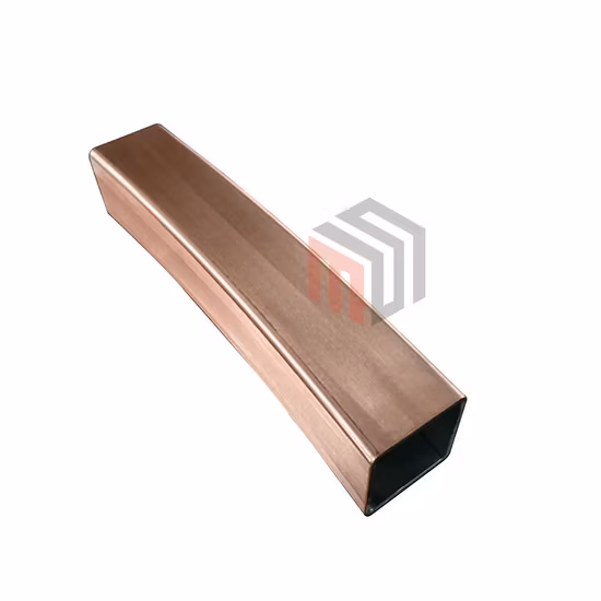 Crystallizer Copper Tube Upgrade Cuag Dhp R9 160X160mm Square CCM Copper Mould Tube