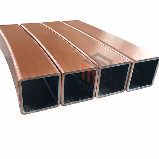 Crystallizer Copper Tube Upgrade Cuag Dhp R9 160X160mm Square CCM Copper Mould Tube